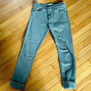 Loft Modern Skinny Light Army Green Chino Jeans